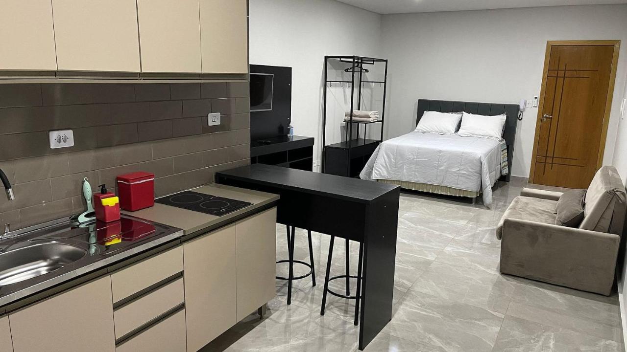 Апартаменты Novo Apartamento Studio A Poucos Passos Do Paraguai - Vila Portes Фос-ду-Игуасу Экстерьер фото