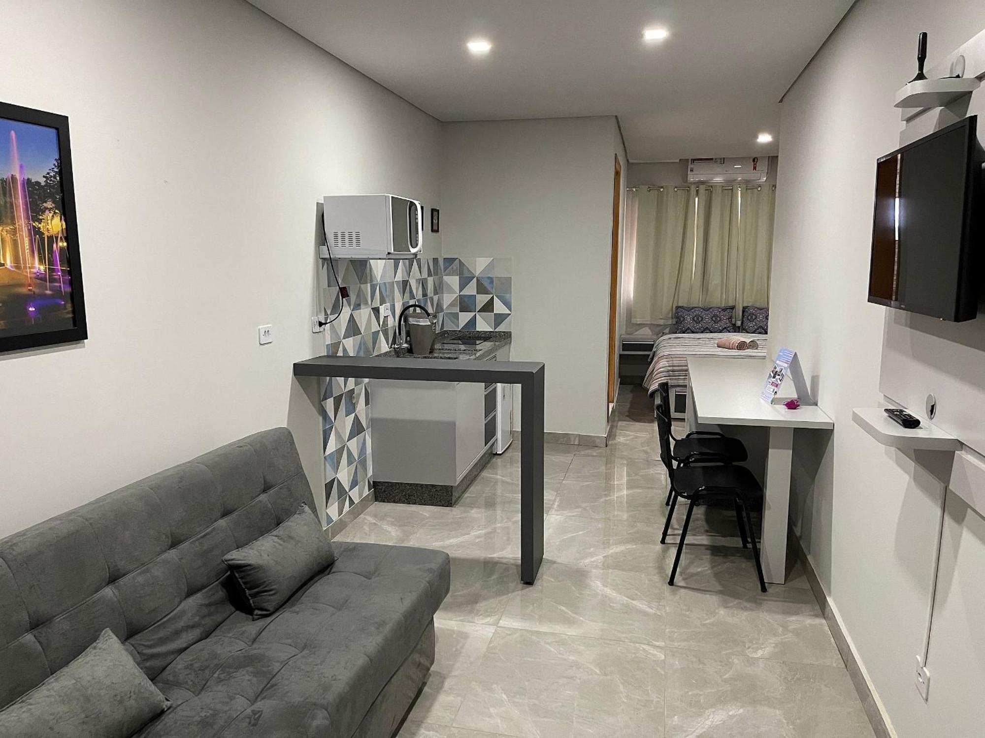 Апартаменты Novo Apartamento Studio A Poucos Passos Do Paraguai - Vila Portes Фос-ду-Игуасу Экстерьер фото